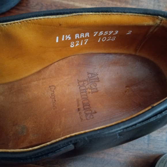 Allen Edmonds Grayson Loafersize 11.5 AAA. - Picture 3 of 5